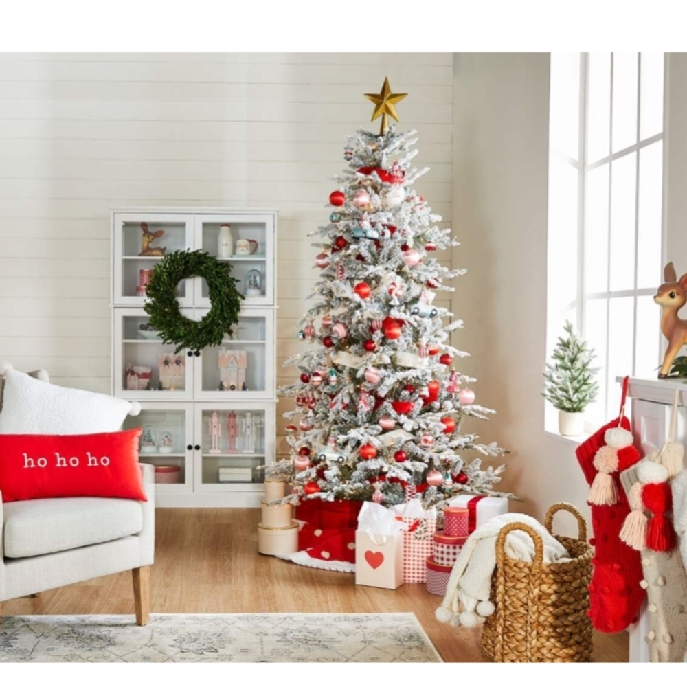 Elegant Red and White Holiday Decor Collection